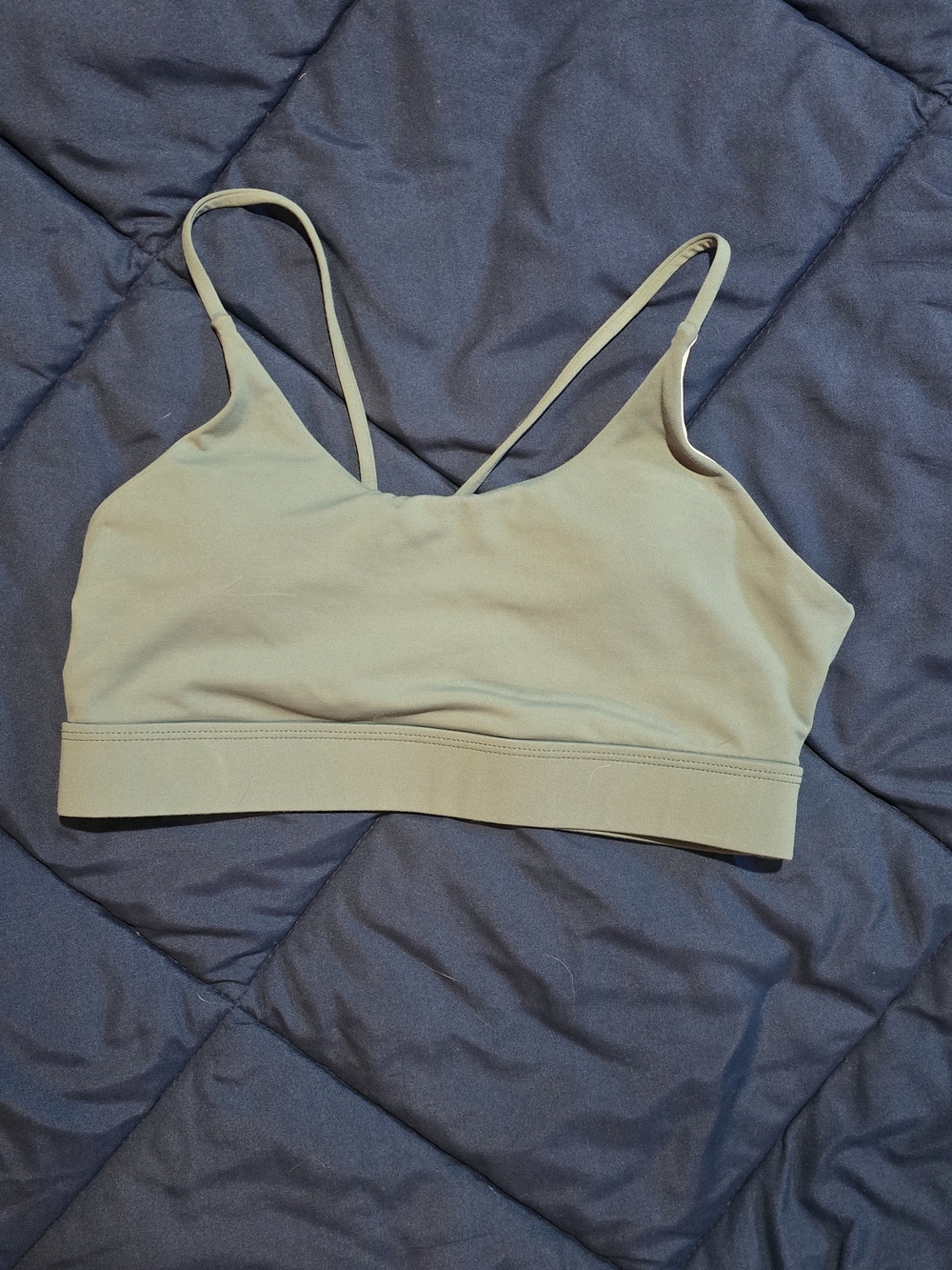 SHEIN Olive Seamless Crossback